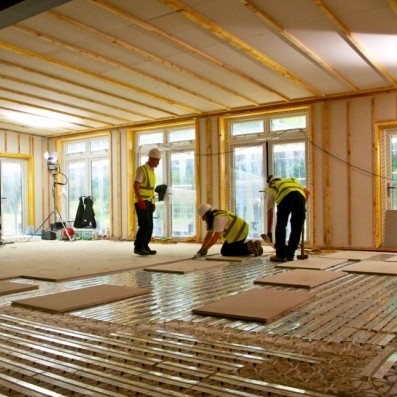 Knauf flooring team installs GIFA in record time for Children in Need