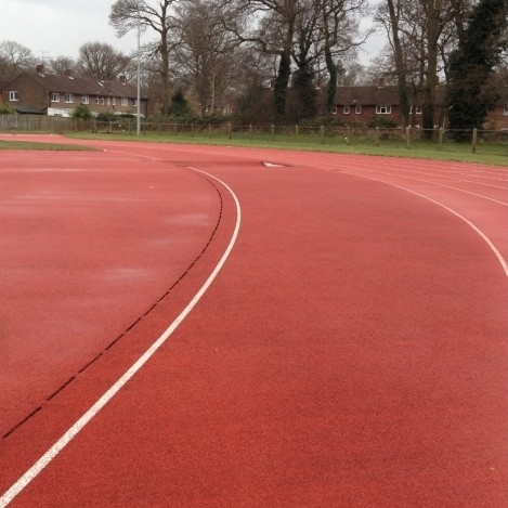 Athletics track restored with Aquatrax