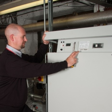 New commercial boiler raises temperature at Bristol College