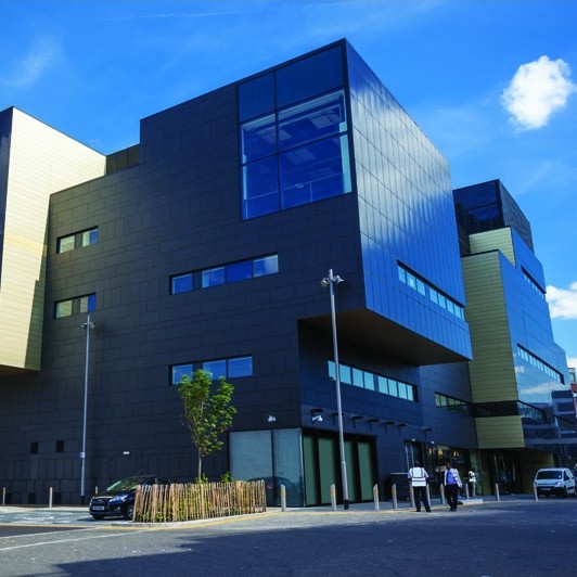 Shackerley ceramic granite façades specified for University Square Stratford