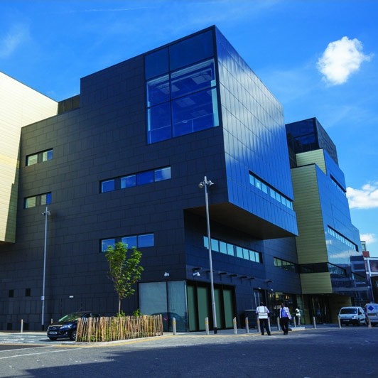 Shackerley clads University Square Stratford with ceramic granite