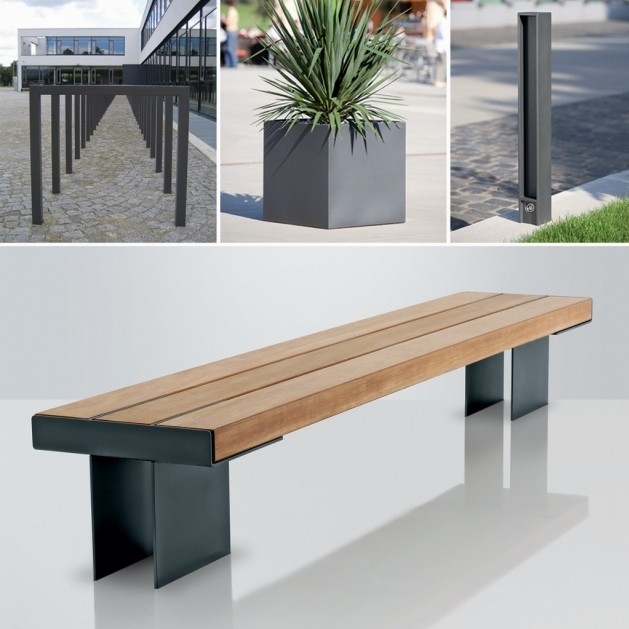 Contemporary street furniture range from DW Windsor