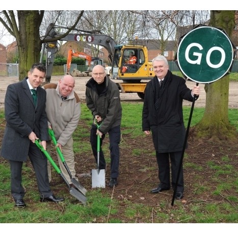 Work underway on new homes