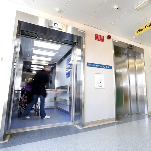 Stannah – modernising hospital lift stock in two hospitals