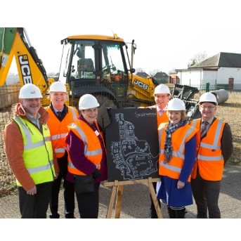 New homes on former school site