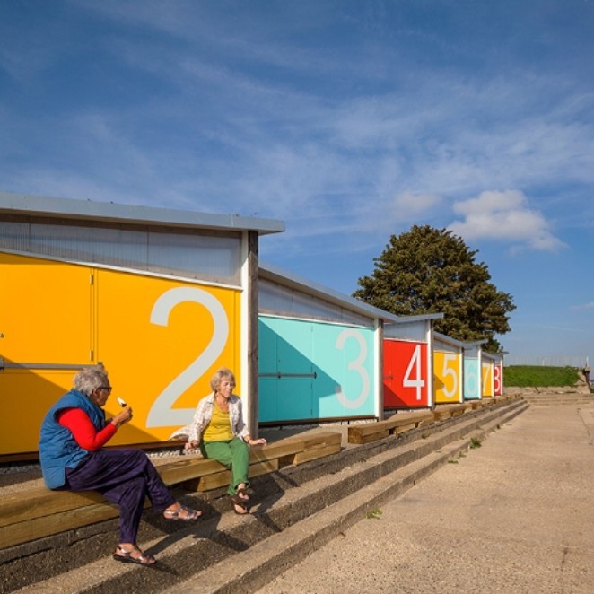 Beach huts offer new perspective on great British tradition