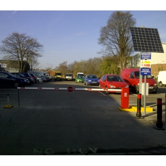 UK's very first solar O&O Barriers installed at Warwick Hospital