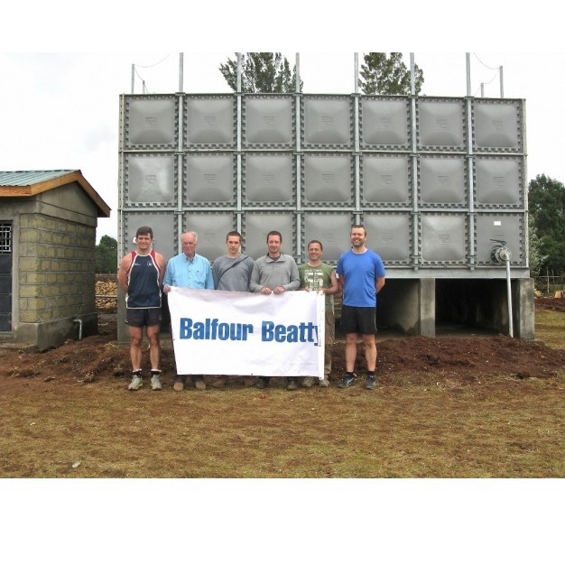 Balfour Beatty donates Olympic water tanks to Kenyan village