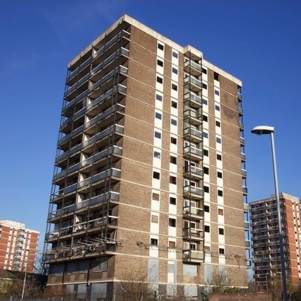 Minister visits Ancoats tower blocks being transformed into new homes