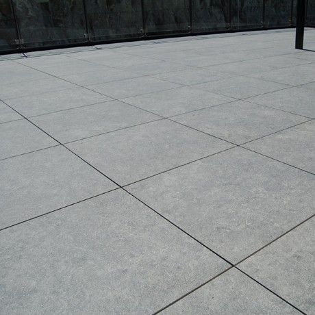 LEVATO MONO : Porcelain paver and pedestal system, from the Deck Tile Co.Ltd; specified for LIDL HQ Northfleet, Outdoor terraces.