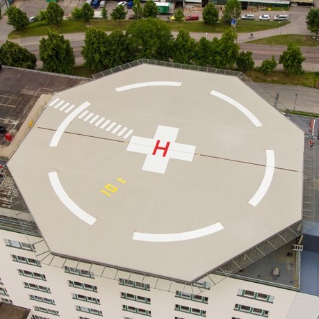 Flowfast Helps Hospital Helipad