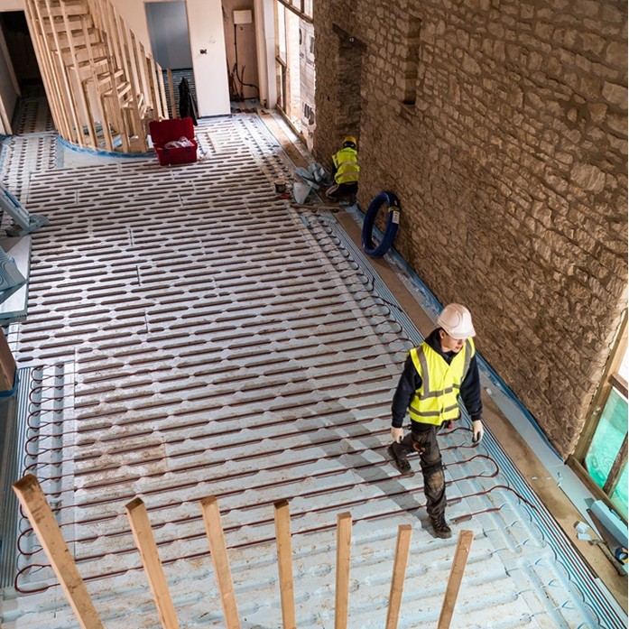 HEP2O PROVIDES UNDERFLOOR HEATING SOLUTION AT STUNNING COTSWOLDS BARN CONVERSION