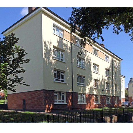 ECO-FUNDED EXTERNAL WALL INSULATION BY SAINT-GOBAIN WEBER TRANSFORMS HOLLY PARK ESTATE