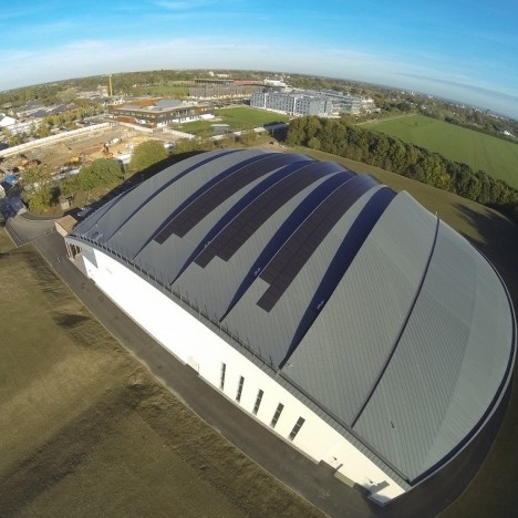 Ecolution powers Cambridge University sports centre