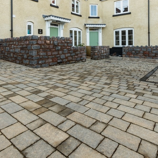 Hanson Formpave’s permeable paving used in village development