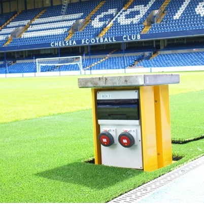 Pop Up Power Supplies specified at Chelsea Football Club