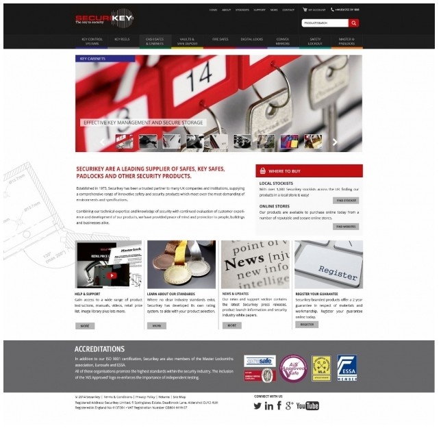 Securikey simplifies product selection with new website