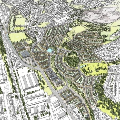 Plans submitted for £150m urban village scheme