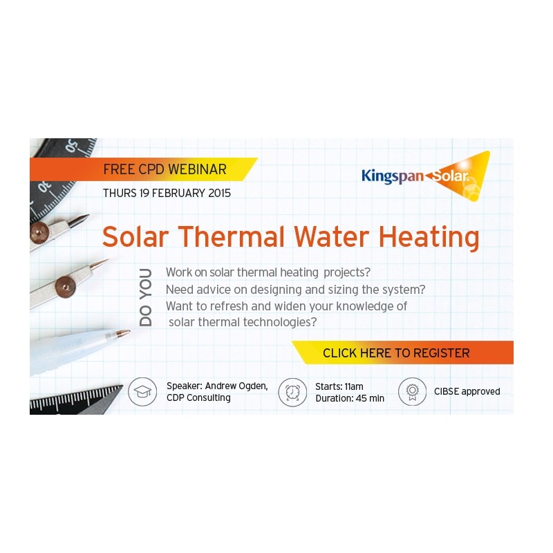 Free solar thermal CPD webinar