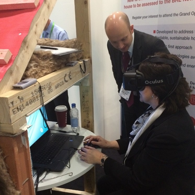 Wienerberger showcases the e4 brick house with Oculus Rift