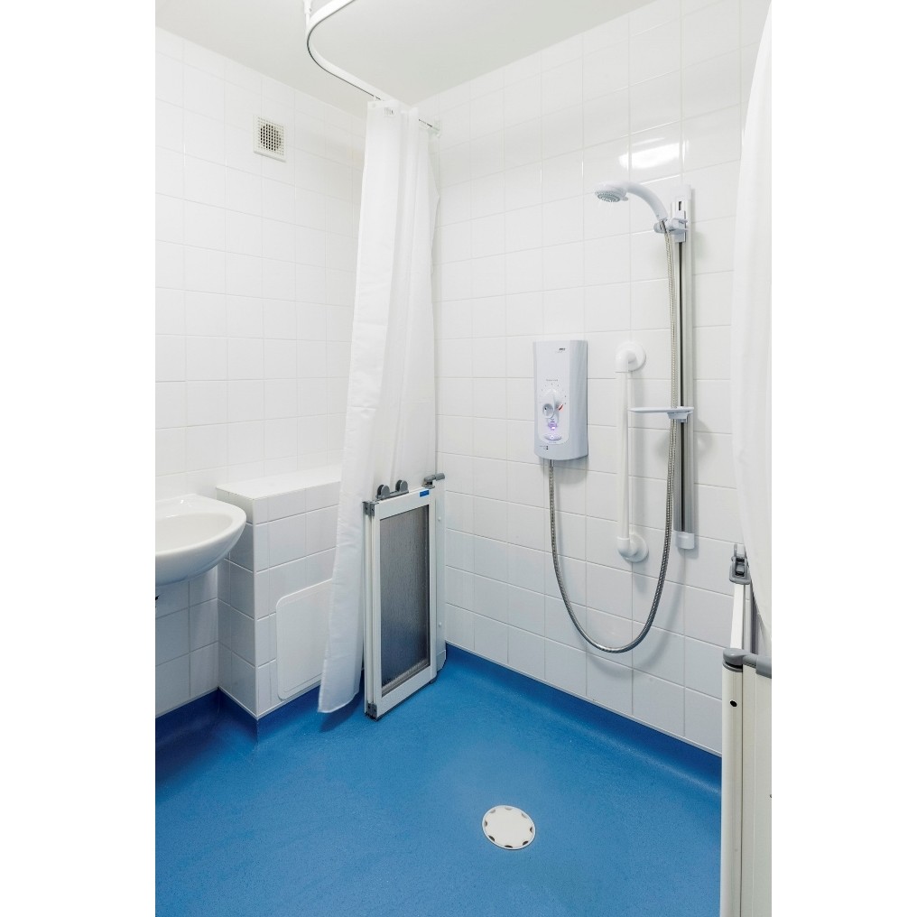 Mira and Whale wet room combo for wheelchair needs