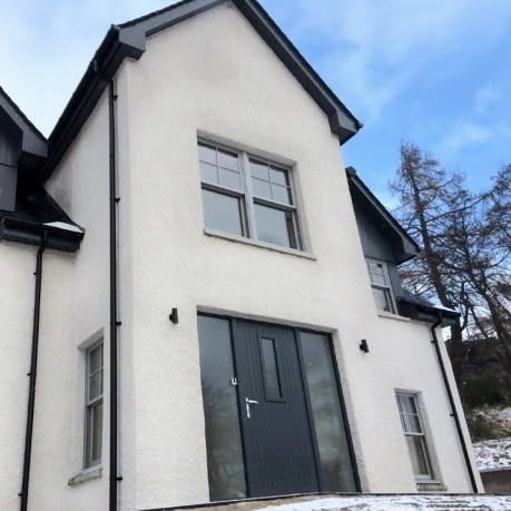 State of the art family home with Black Millwork