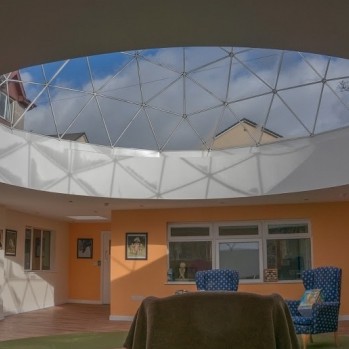 Dome skylight transforms care home