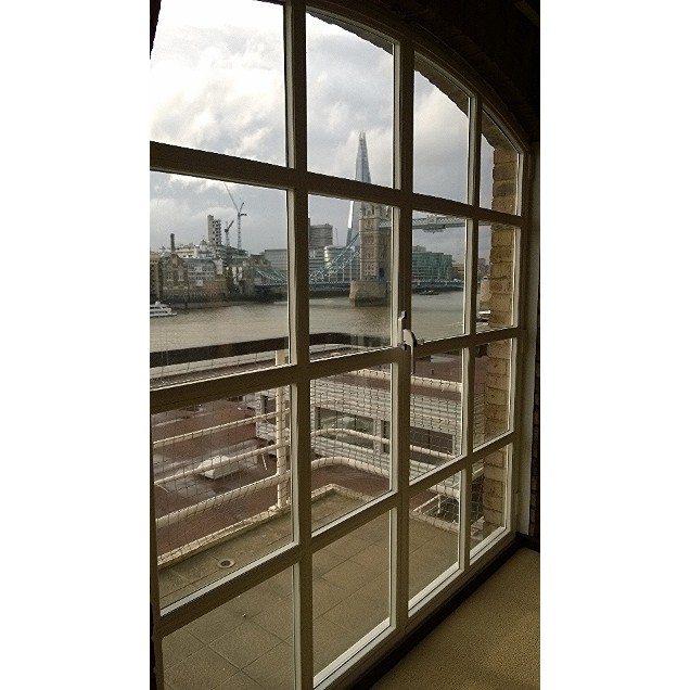 New steel windows provide a warm view of London