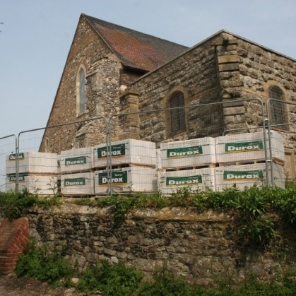 Tarmac gives 21st century boost to 12th century church