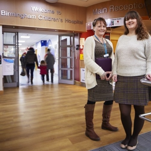 Karndean Designflooring transforms hospital's main entrance