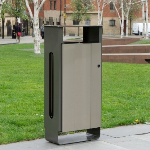 Elegant Electra litter bin combines strength and style