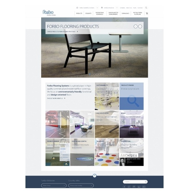 Forbo redefines flooring online