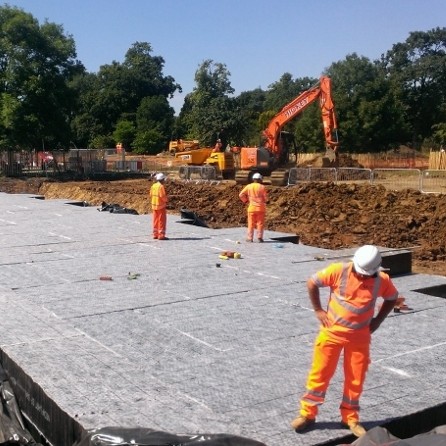 Flood defences go underground and overground in London parks