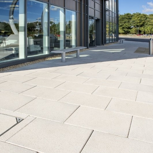 Textured Lugano paving from Brett gives hotel premium edge