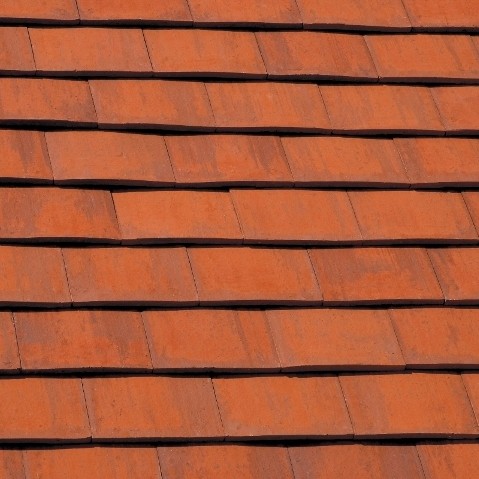 Unique orange clay tile back by popular demand