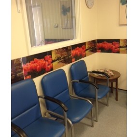 Hospital waiting room has eye catching refurbishment