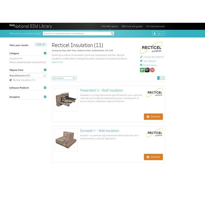 Recticel Insulation marks a BIM century