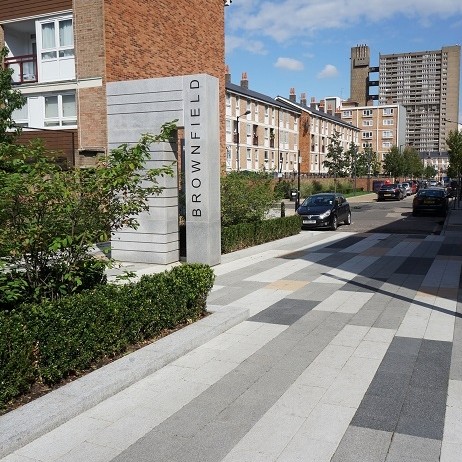 Estate regeneration achieved through transformational paving