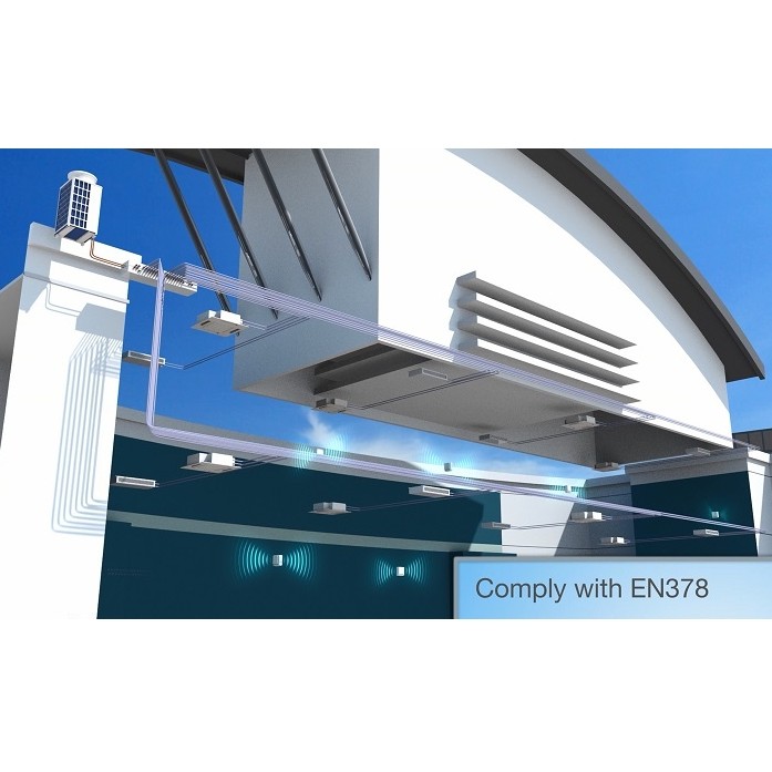 Animation illustrates benefits of Hybrid VRF air conditioning