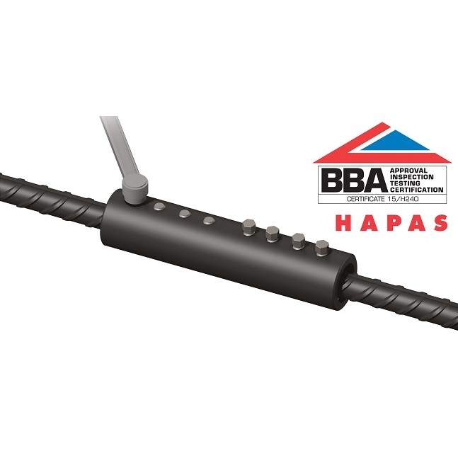 HAPAS approves reinforcing bar couplers from Ancon