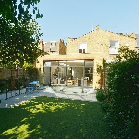 Steel windows add style to south London home