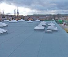 Gradient flat roofing puts a new slant on a school roofing solution