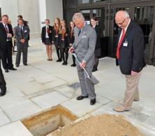 HRH The Prince of Wales visits new Dorchester Sports Centre