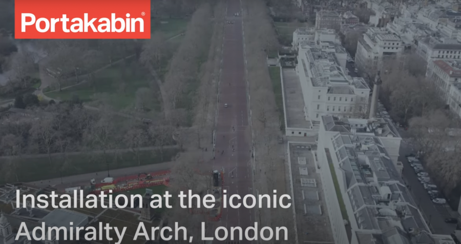 Portakabin | Installation at the iconic Admiralty Arch, London
