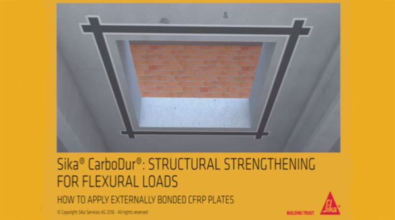 Sika CarboDur Externally bonded CFRP plates EN
