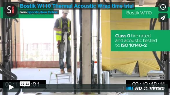 Bostik W110 Thermal Acoustic Wrap time trial 