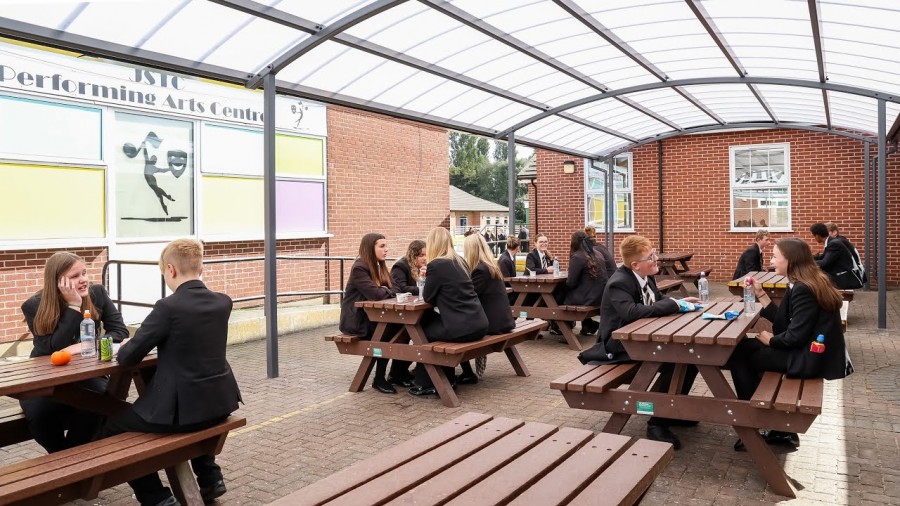 Dining Area Canopy at John Spendluffe Technology College