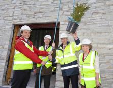 New Environment and Sustainability Institute at Tremough Campus  reaches construction milestone