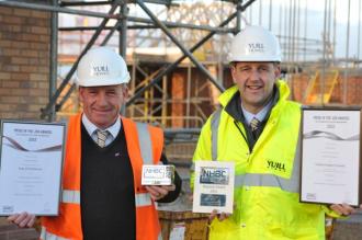 Yuill Homes site manager crowned regional winner at the NHBC Pride in the Job awards